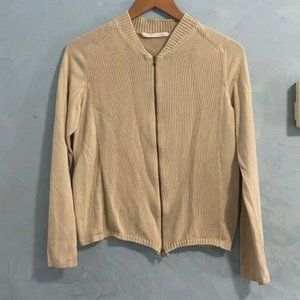 Saverio‎ Palatella Women Beige Cardigan Sz 10